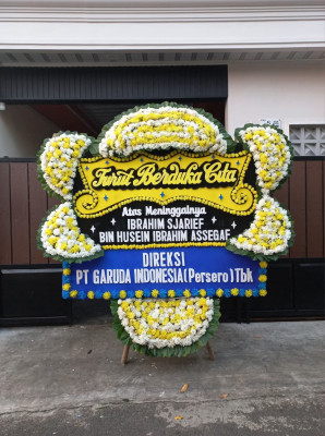 Papan Bunga Duka di Kumun Debai
