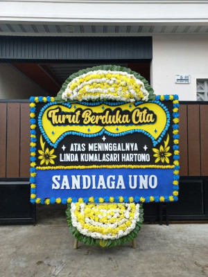 Papan Bunga Duka di Kumun Debai